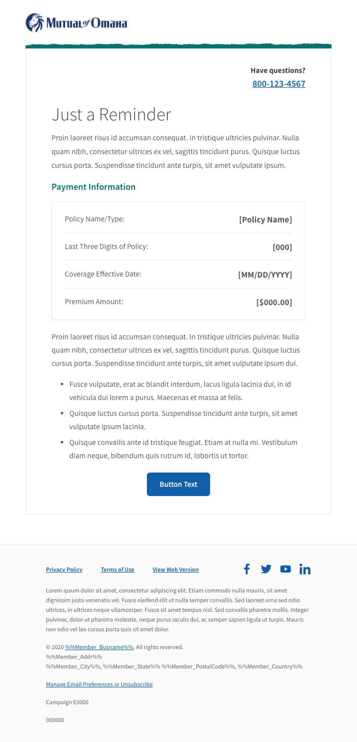 Payment Reminder Template